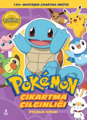 Pokemon - Squirtle Çıkartma Çılgınlığı Etkinlik Kitabı - Münzevi Kitab