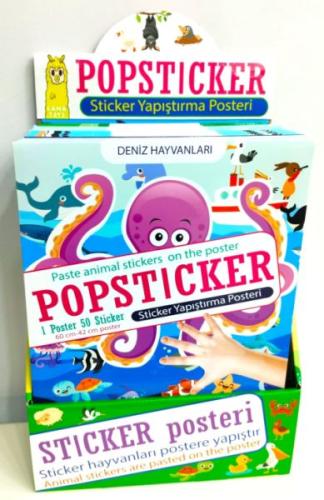 Kurye Kitabevi - Popsticker-Sticker Yapıştırma Posteri-Stand