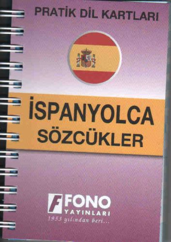 Kurye Kitabevi - Pratik Dil Kartı İspanyolca Sözcükler
