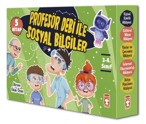 Profesör Debi İle Sosyal Bilgiler Seti (5 Kitap) - Münzevi Kitabevi