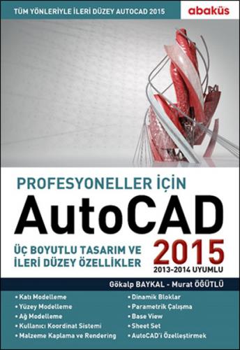 Kurye Kitabevi - Autocad 2015 Profesyoneller İçin
