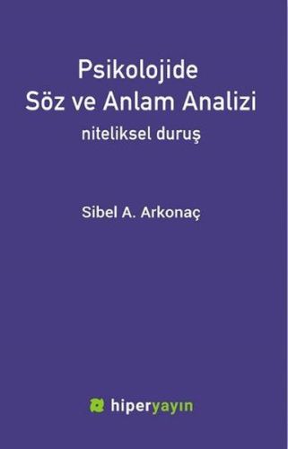 Psikolojide Söz ve Anlam Analizi - Münzevi Kitabevi
