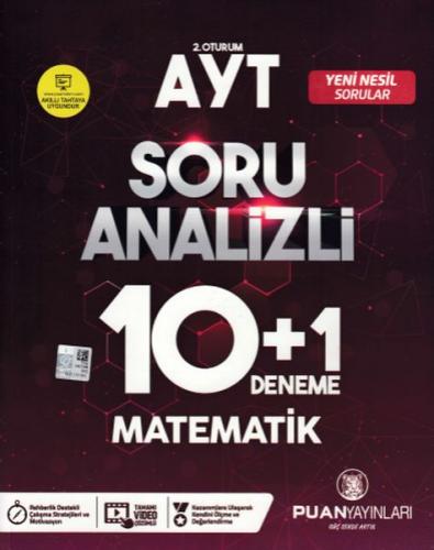 Kurye Kitabevi - Puan Yayınları AYT Matematik Soru Analizli 10 Artı 1 