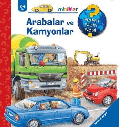 Ravensburger Minikler Arabalar ve Kamyonlar (Ciltli) - Münzevi Kitabev