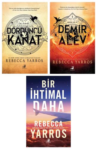Rebecca Yarros 3 Kitap (Dördüncü Kanat - Demir Alev - Br İhtimal Daha)