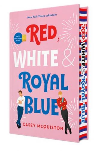 Kurye Kitabevi - Red, White &Royal Blue - Ciltli Özel Baskı