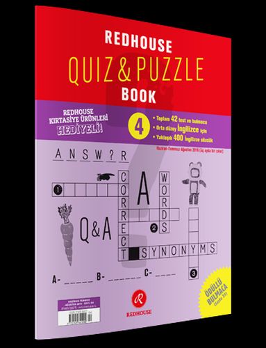 Kurye Kitabevi - Redhouse Quiz Puzzle Book Sayı 4