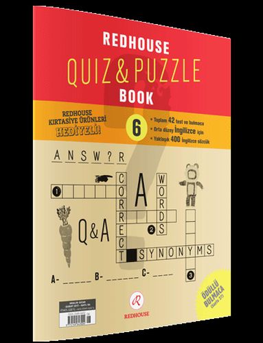 Kurye Kitabevi - Redhouse Quiz Puzzle Book Sayı 6