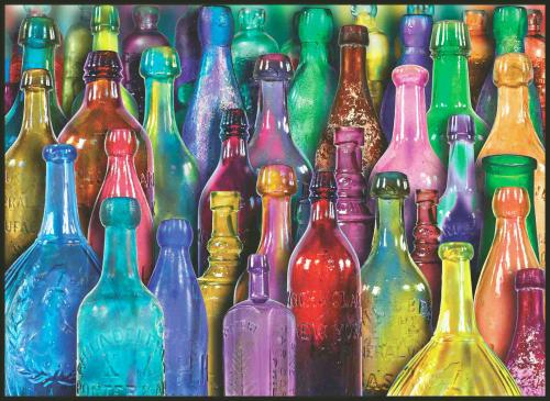 Rengarenk Şişeler (Puzzle 1000) 1031
