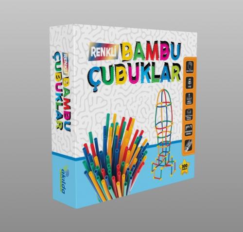 Kurye Kitabevi - Renkli Bambu Çubuklar - Akilda Zeka Oyunlari