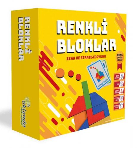 Kurye Kitabevi - Renkli Bloklar (Ahşap)