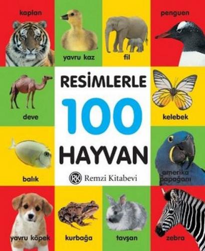Kurye Kitabevi - Resimlerle 100 Hayvan Küçük Boy