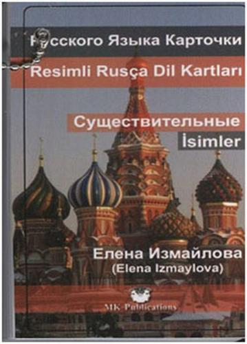 Kurye Kitabevi - Resimli Rusça Dil Kartları İsimler
