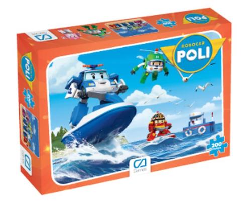 Robocar Puzzle 200 - Münzevi Kitabevi