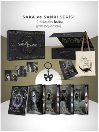 Saka ve Sanrı Serisi - 4 Kitaplık Yan Boyamalı Kutu - Münzevi Kitabevi