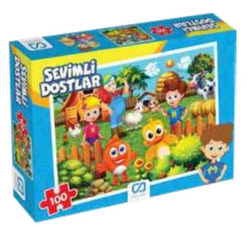 Sevimli Dostlar Puzzle 100 - Münzevi Kitabevi