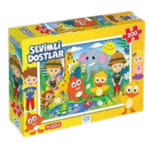 Sevimli Dostlar Puzzle 200 - Münzevi Kitabevi