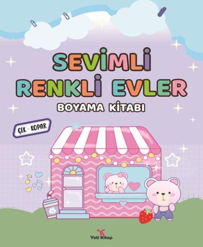 Sevimli Renkli Evler Boyama Kitabı - Münzevi Kitabevi