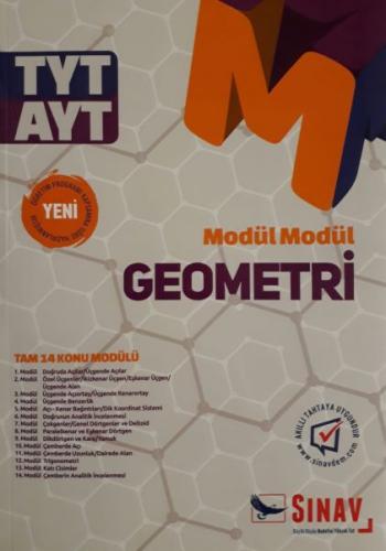 Kurye Kitabevi - Sınav TYT AYT Modül Modül Geometri Konu Anlatımlı Yen