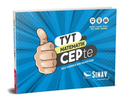 Sınav TYT Matematik Konu Anlatımlı Cep Kitabı - Münzevi Kitabevi