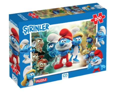 Şirinler Puzzle 200 - Münzevi Kitabevi