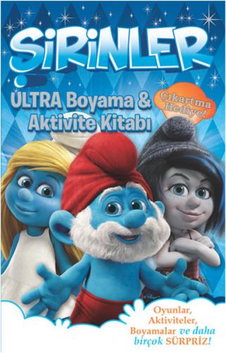 Kurye Kitabevi - Şirinler Ultra Boyama-Aktivite Kitabı