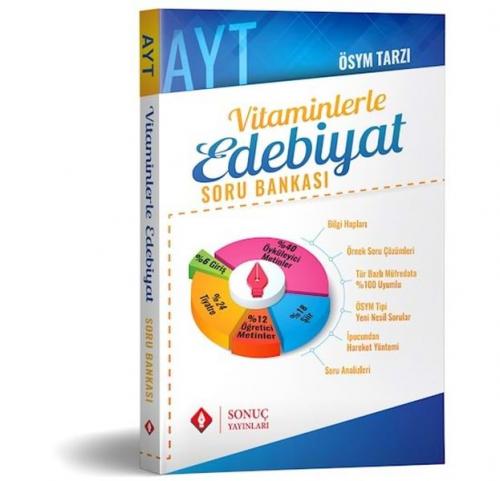 Kurye Kitabevi - Sonuç AYT Vitaminlerle Edebiyat Soru Bankası-YENİ