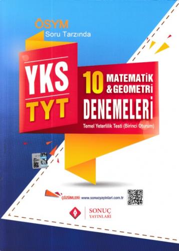 Sonuç YKS TYT Matematik Geometri 10 Deneme