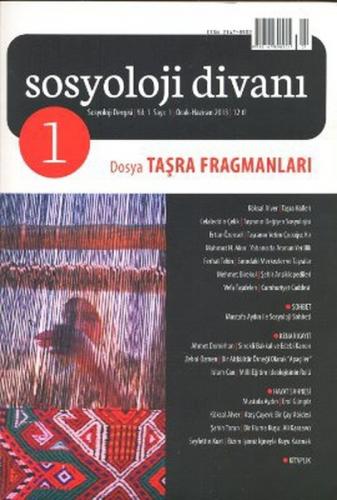 Kurye Kitabevi - Sosyoloji Divanı Dergisi Yıl 1 Sayı 1 Ocak Haziran 20