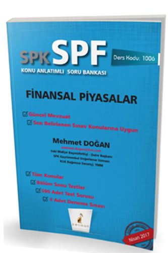 Kurye Kitabevi - Pelikan SPK-SPF Finansal Piyasalar