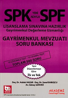 Kurye Kitabevi - SPF Gayrimenkul Mevzuatı Soru Bankası