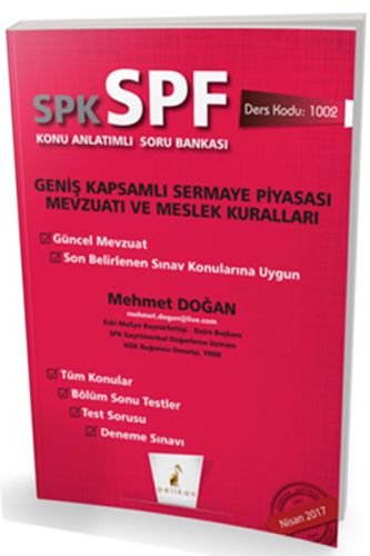 Kurye Kitabevi - Pelikan SPK-SPF Geniş Kapsamlı Sermaye Piyasası Mevzu
