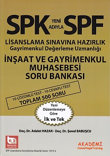 Kurye Kitabevi - SPF İnşaat ve Gayrimenkul Muhasebesi Soru Bankası