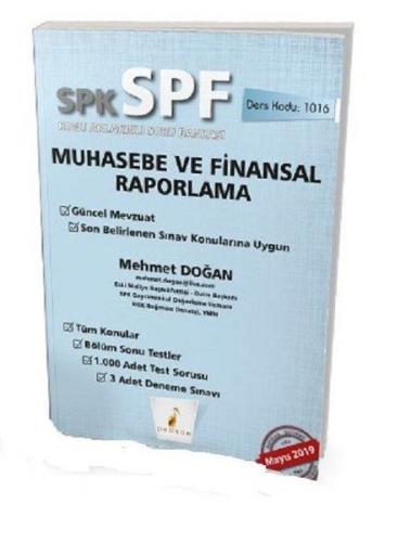 Kurye Kitabevi - SPK SPF Muhasebe ve Finansal Raporlama Konu Anlatımlı