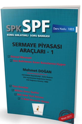 Kurye Kitabevi - Pelikan SPK-SPF Sermaye Piyasası Araçları 1