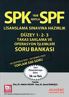 Kurye Kitabevi - SPF Takas-Saklama Operasyon İşlemleri Soru Bankası