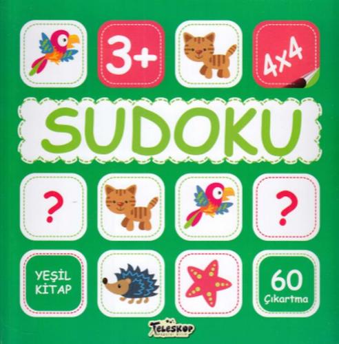Kurye Kitabevi - Sudoku 4X4-Yeşil Kitap