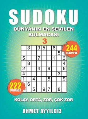 Kurye Kitabevi - Sudoku-Dünyanın En Sevilen Bulmacası 3