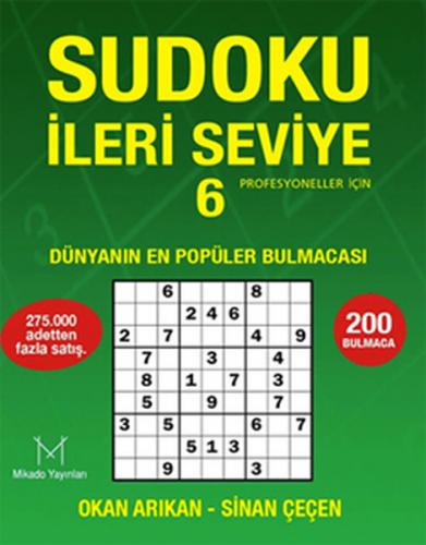 Sudoku İleri Seviye 6 Profesyoneller İçin - Münzevi Kitabevi