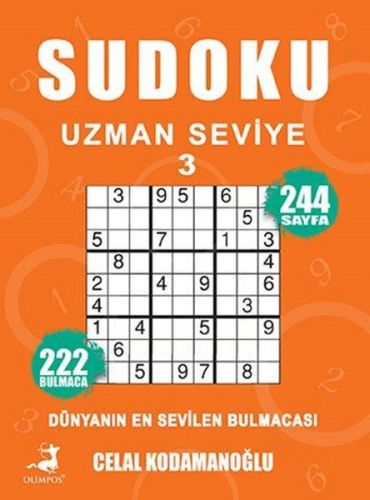 Kurye Kitabevi - Sudoku Uzman Seviye 3