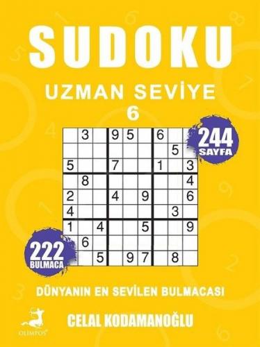Kurye Kitabevi - Sudoku Uzman Seviye 6