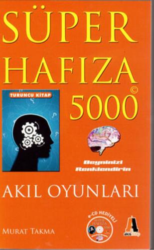 Kurye Kitabevi - Süper Hafıza 5000 Akıl Oyunları E CD Hediyeli Turuncu