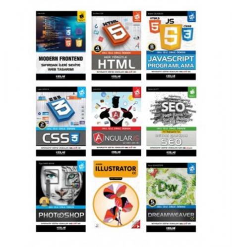 Kurye Kitabevi - Süper Modern Web Tasarım Seti (9 Kitap Takım)