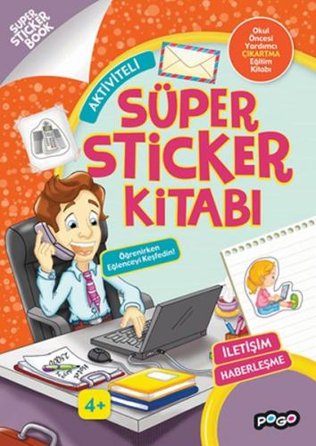 Kurye Kitabevi - Aktiviteli Süper Sticker Kitabı-İletişim Haberleşme