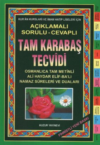 Kurye Kitabevi - Tam Karabaş Tecvidi (Fihristli-Kod:034)