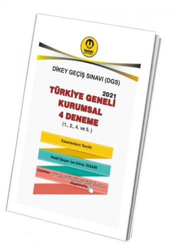 Kurye Kitabevi - Tasarı 2021 Türkiye Geneli Kurumsal 4 Deneme (1.2.4.5