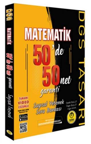 Kurye Kitabevi - Tasarı 2023 DGS Matematik 50 de 50 Net Garanti Soru B