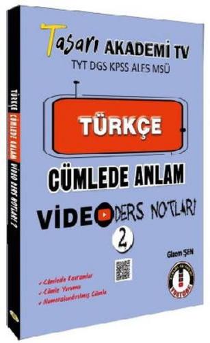 Kurye Kitabevi - Tasarı TYT DGS KPSS ALESS MSÜ Türkçe Cümlede Anlam Vi