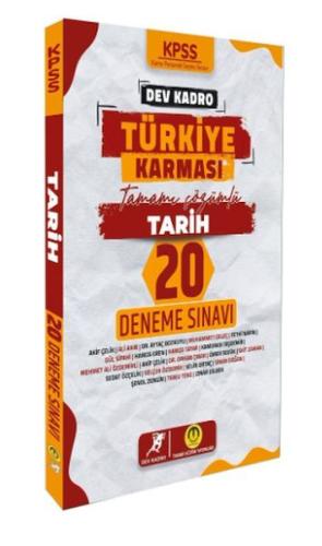 Kurye Kitabevi - Tasarı Yayınları KPSS Tarih Dev Kadro Türkiye Karması