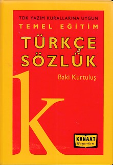 Kurye Kitabevi - Temel Eğitim Türkçe Sözlük Plastik Kapak
